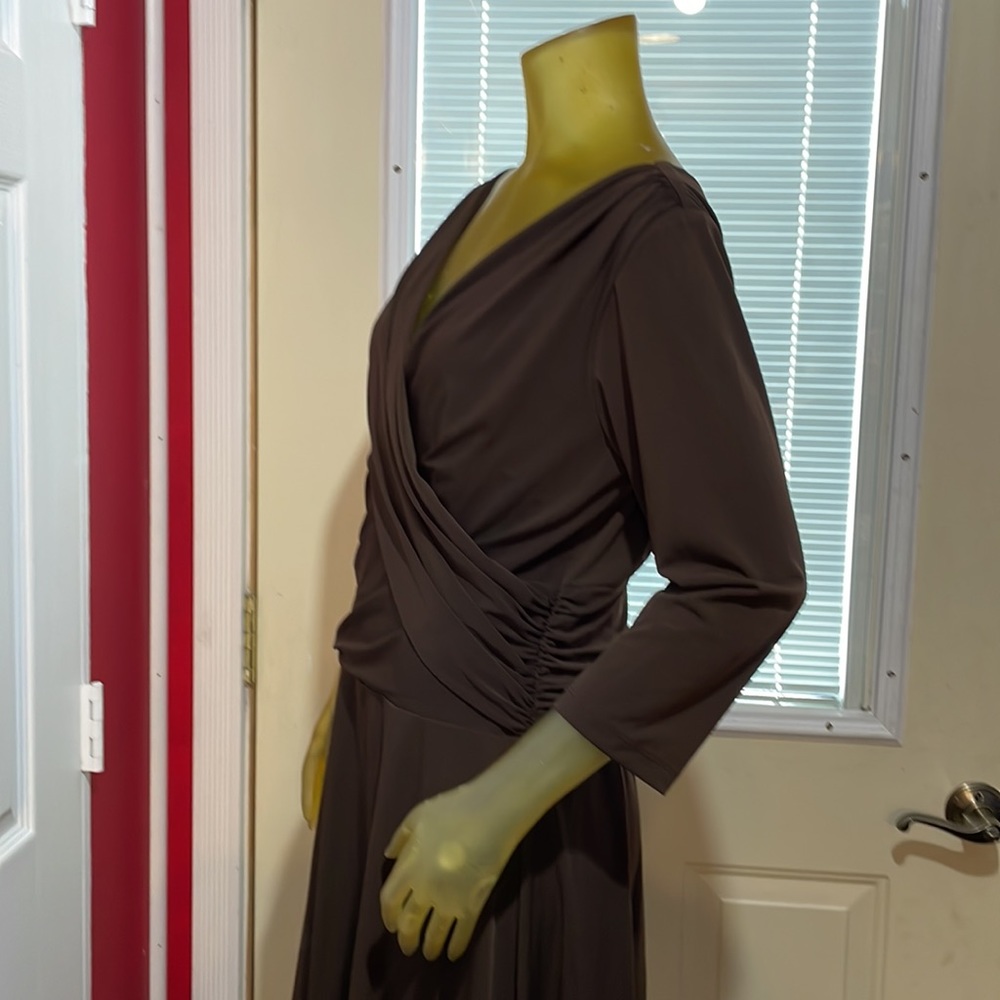 Rabbit Rabbit Rabbit Chocolate Long Sleeve Dress - Picture 3 of 8